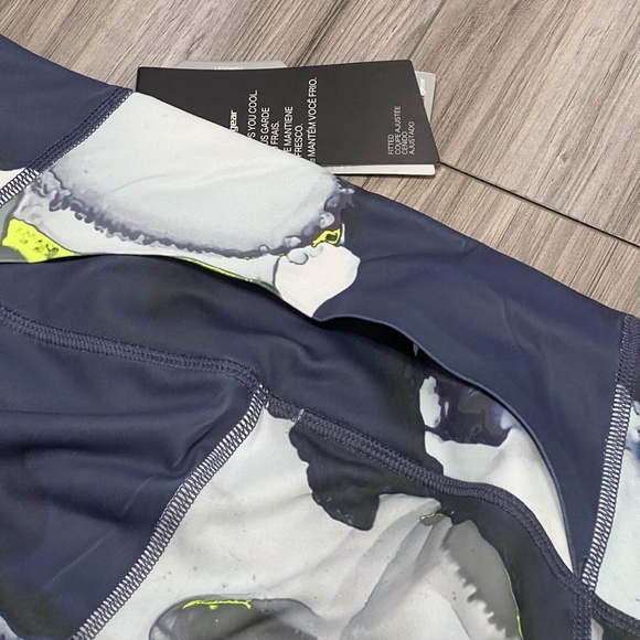 Under Armour Women's HeatGear Training Legging 1352180-497 Blue Ink NWT Size S - Picture 4 of 13